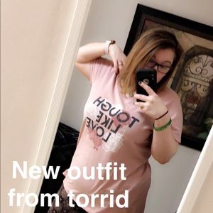 “Tough Like Love” Tee and Medallion Leggings